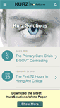 Mobile Screenshot of kurzsolutions.com